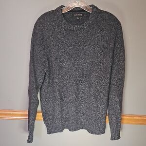 Italian Yarn Dark Gray Crewneck Sweater